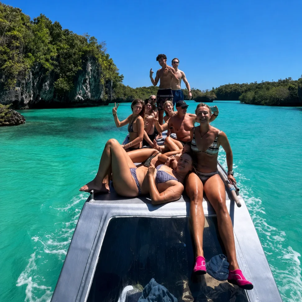 Boat dan guide Renata